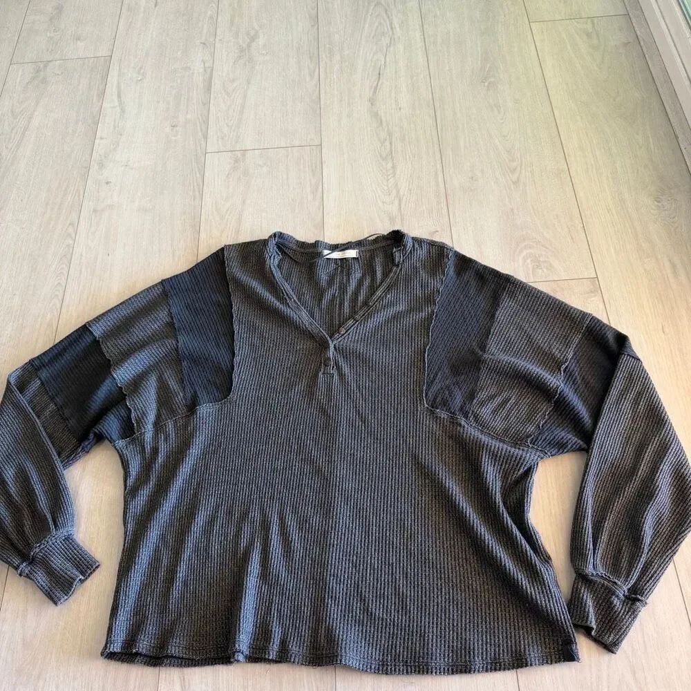 We the Free People Callisto Henley Top size s